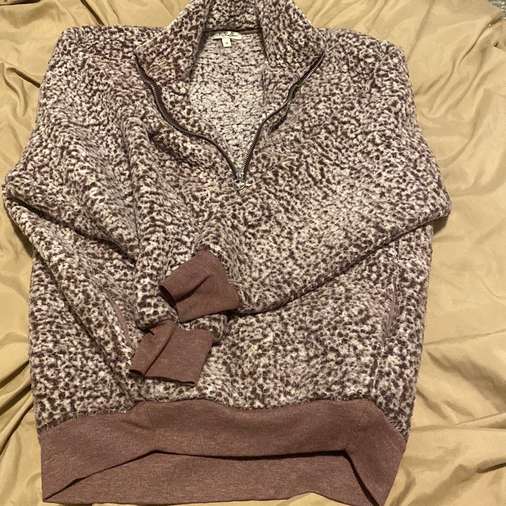Express One Eleven Sherpa Quarter Zip